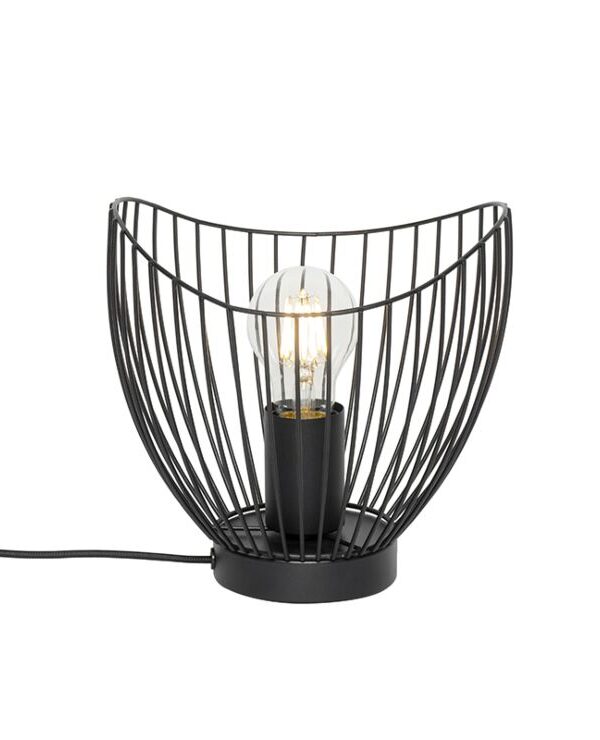 Modern table lamp black
