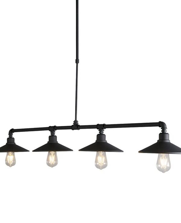 Industrial hanging lamp black