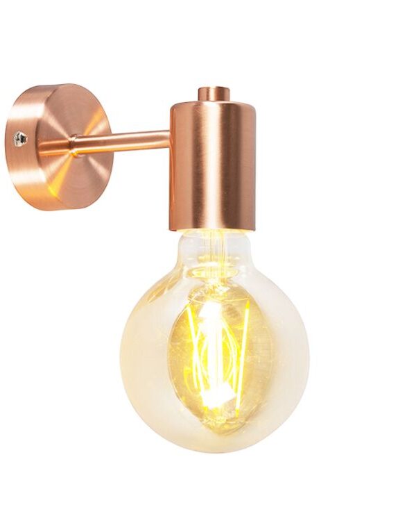 Art Deco Wall Lamp Copper